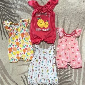 🔴 Baby Summer Romper Bundle